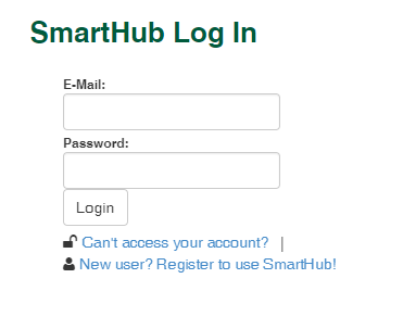 SmartHub Login Screen