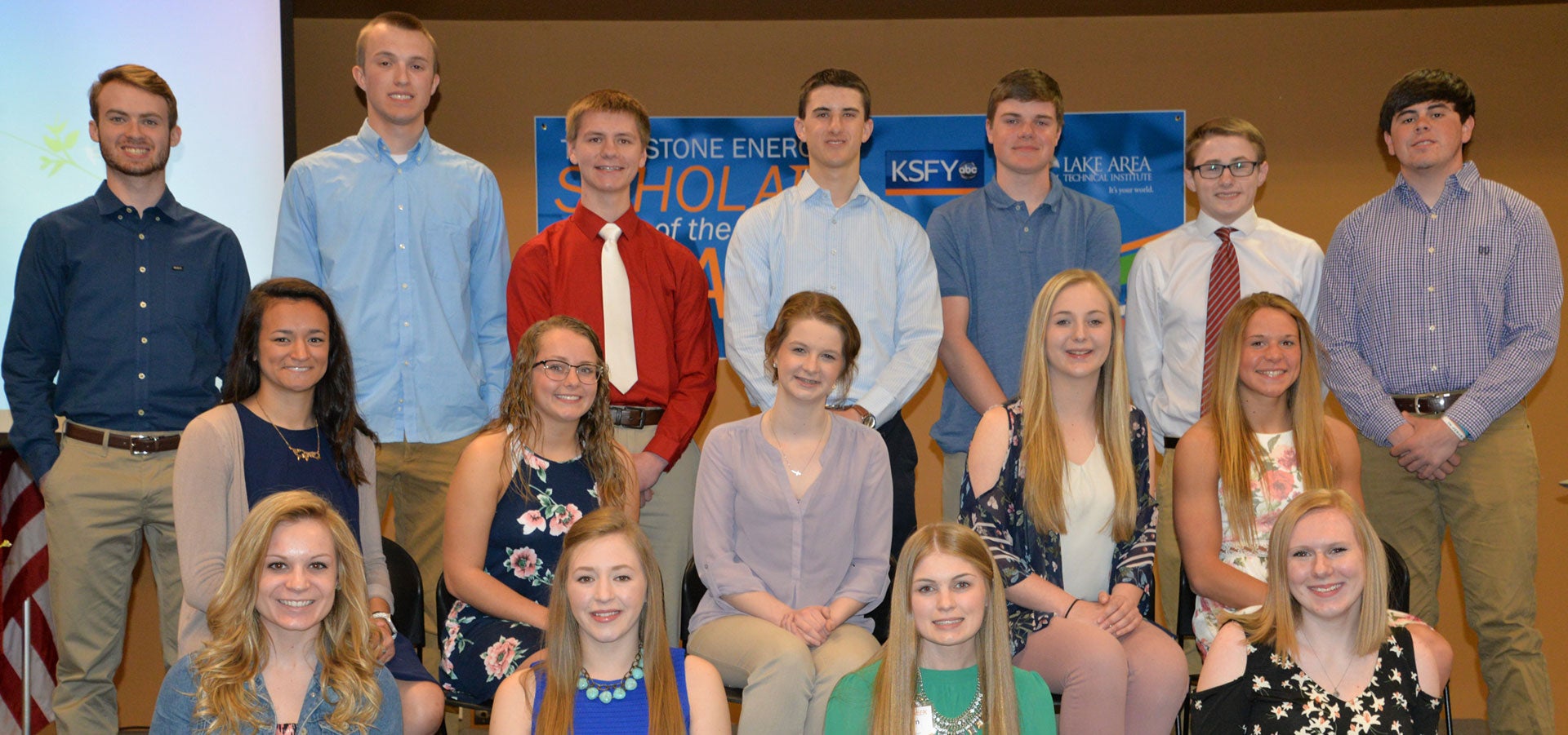 2018 Scholar of the Week group picture