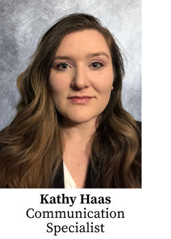 Headshot of Kathy Haas, Communications Specialist