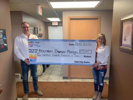 Radiothon check presentation